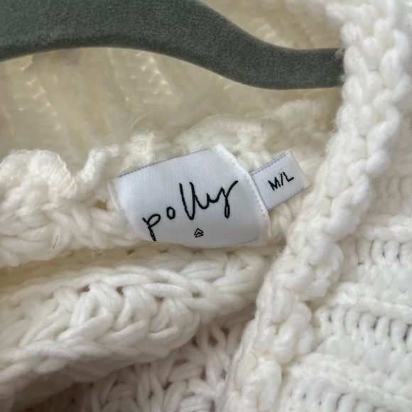 White Knit Sweater - Picture 4 of 4